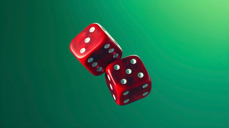 Sic Bo table display showing betting grid and three dice results